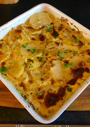 A picture of Potatoes And Leeks Scalloped.