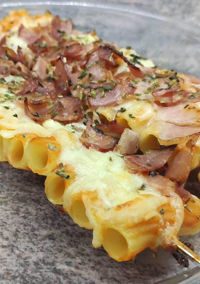 Una foto de Brocheta de macarrones