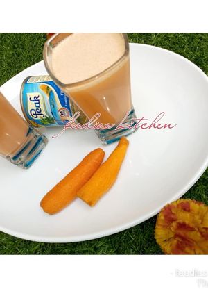 A picture of Carrot milk drink.