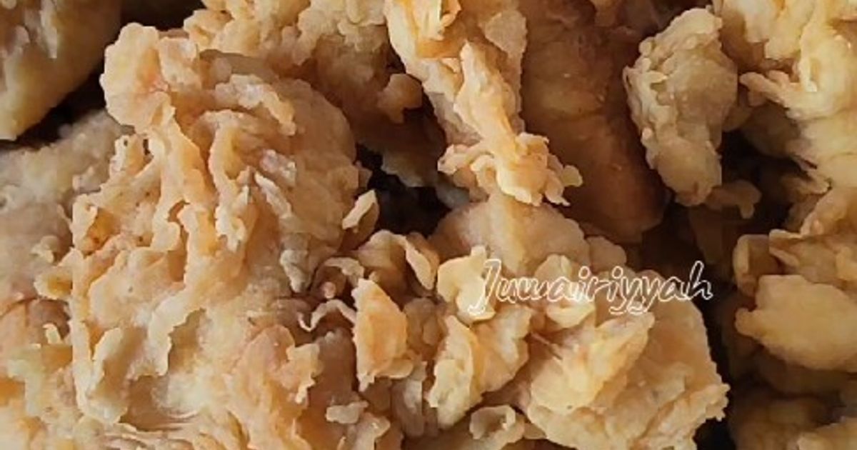 Tanpa Telur Ayam Geprek Rumahan Simpel Kriuk Awet