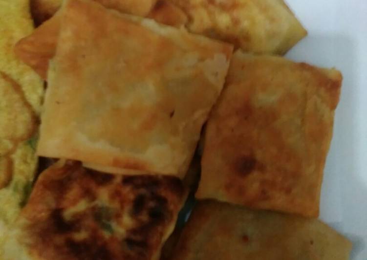 Resep Martabak mini telur tahu #BikinRamadhanBerkesan yang Bisa Manjain Lidah