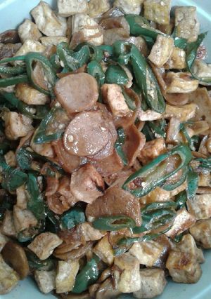 Foto resep Tumis tahu,bakso+cabe ijo