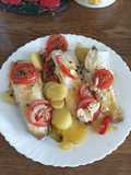 Filetes de merluza al limón 🍋 y gratinados con pan rallado