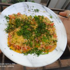 A picture of Mexican Khakra Chaat.