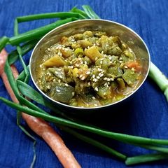 A picture of Bhogi bhaji.