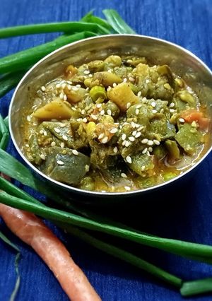 A picture of Bhogi bhaji.