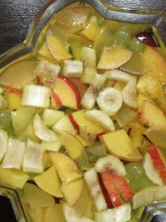 عکسی از دستور ژله با تیکه های میوه