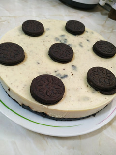 Una foto de Oreo cheesecake