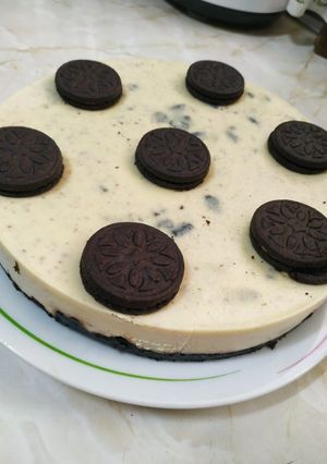 Una foto de Oreo cheesecake