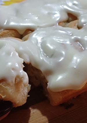 Foto di Cinnamon Rolls con composta di mele allo zafferano