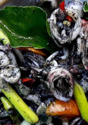 Foto resep Cumi Bumbu Hitam (Bumbu iris)