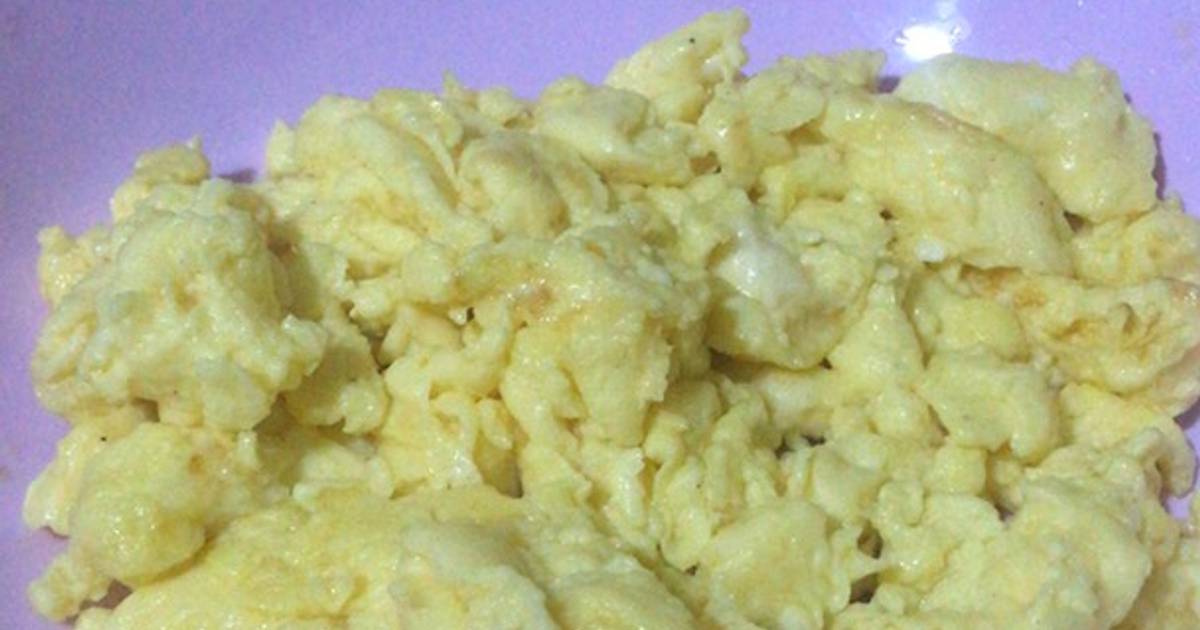 Resep Scramble Egg Oleh Fathiya Khairunnisa Cookpad