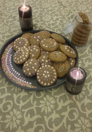 A picture of Chocolate chip cookies.