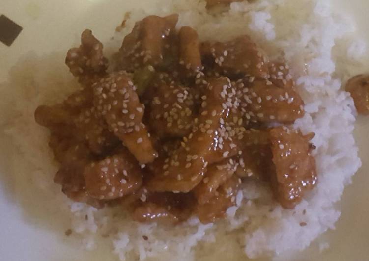 Recipe of Speedy Orange Chicken