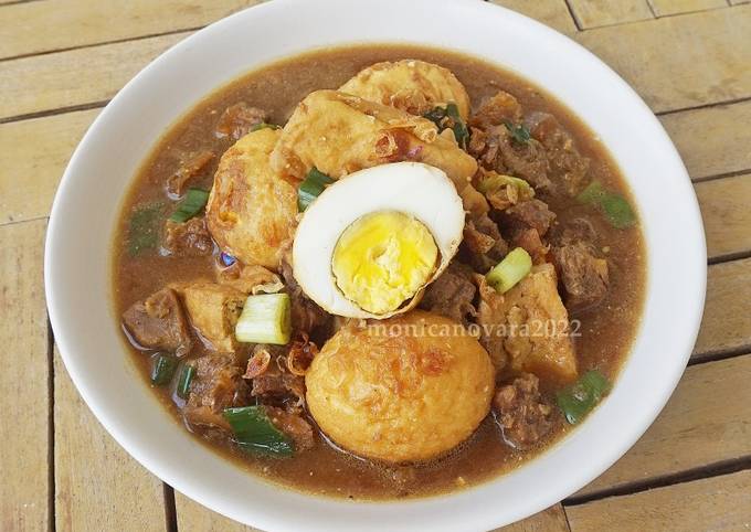 Resep Semur Telur Tahu Dan Daging Oleh Monica Novara H Cookpad