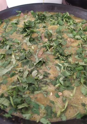 Una foto de Mollejas de pollo en salsa verde 👌♥️