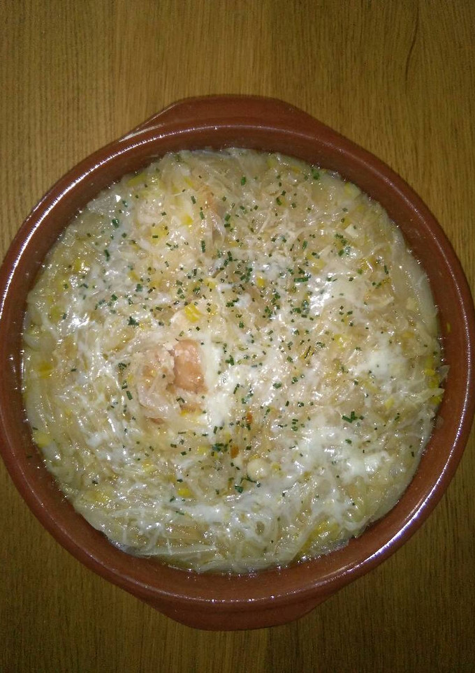 Una foto de Sopa de cebolla