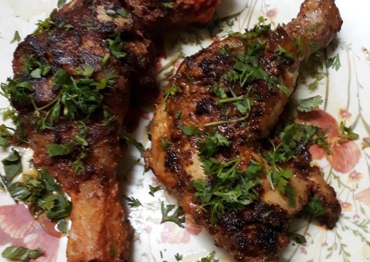 Easiest Way to Make Super Quick Homemade Roasted tandoori chicken