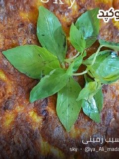 عکسی از دستور کوکو سیب زمینی