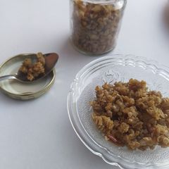 A picture of Homemade granola.
