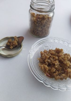 A picture of Homemade granola.