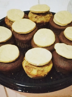 Una foto de Muffins de chocolate (4 porciones) #dulce #esperanza
