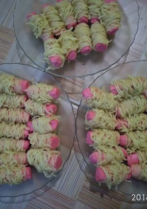 Foto resep Sosis gulung mie