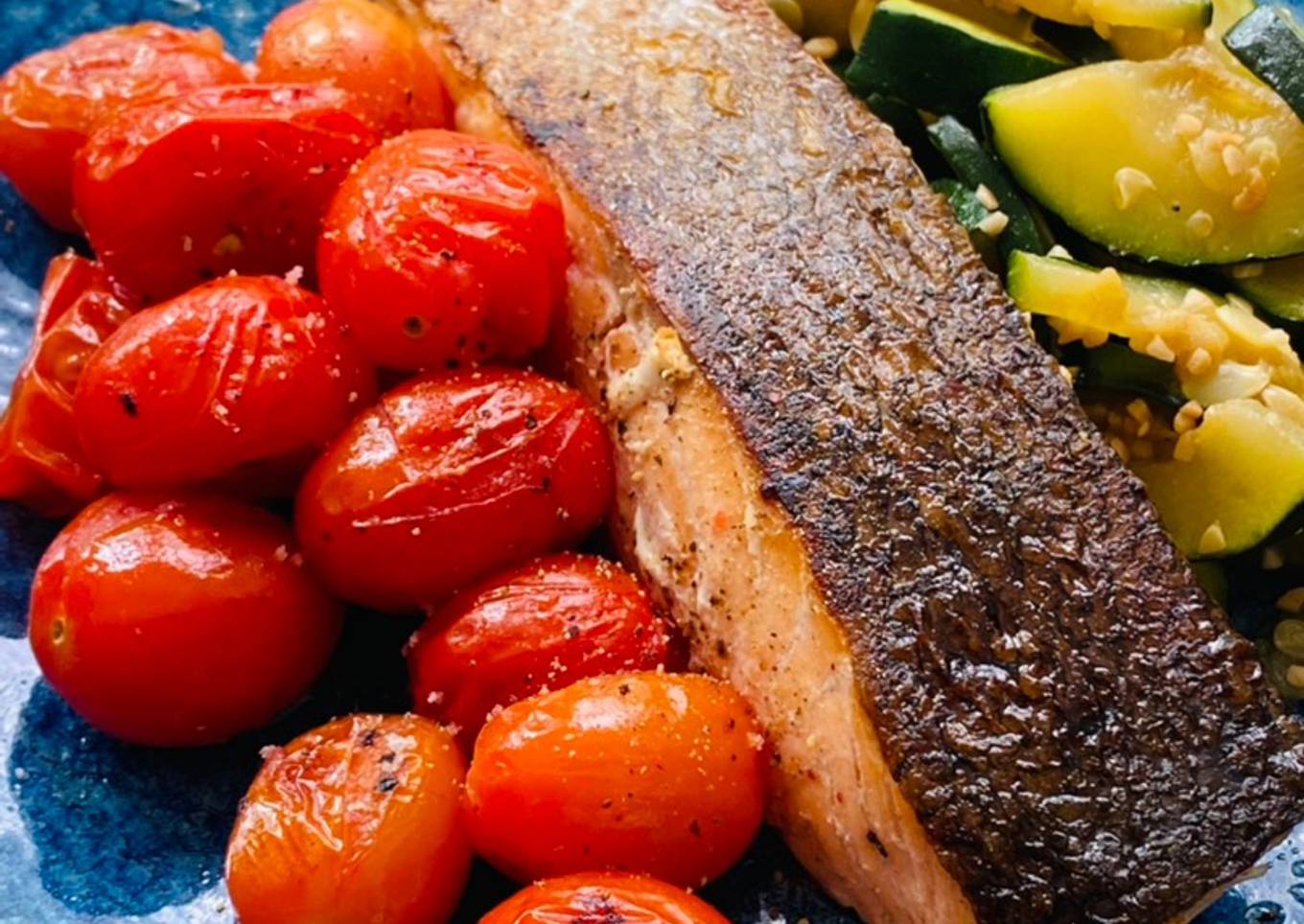 Roasted Tomatoes in a pan