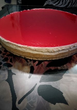صورة لوصفة تشيز كيك الفراوله 🥧🥧