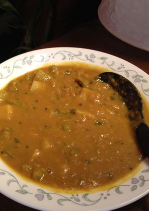 A picture of Celery Sambar.