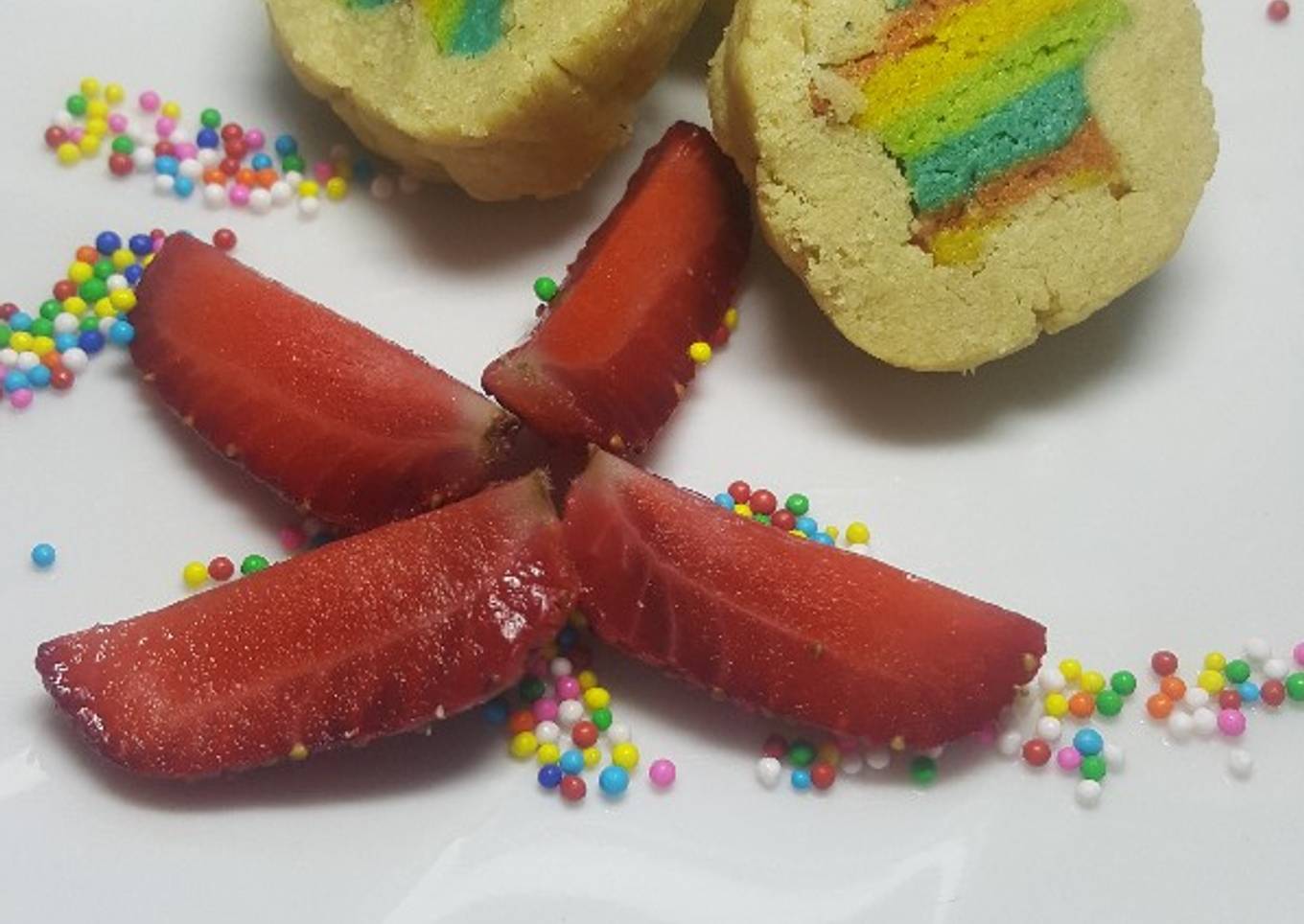Star rainbow cookies