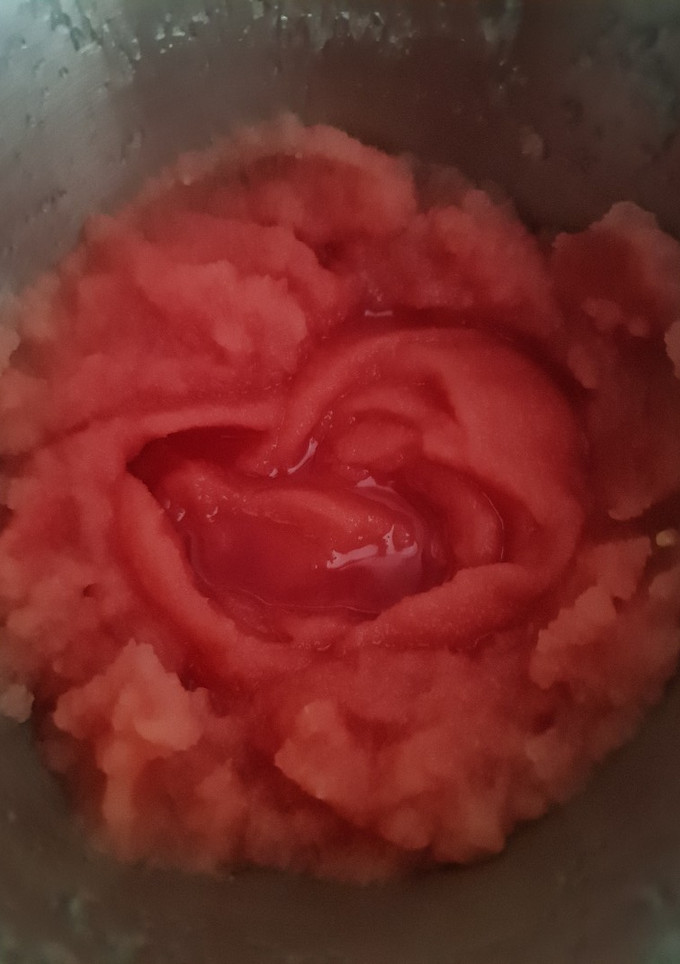 Una foto de Granizada de sandía con el robot de cocina