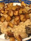 Risotto de setas y pollo