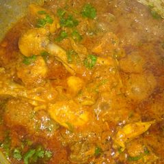 A picture of Chicken curry.