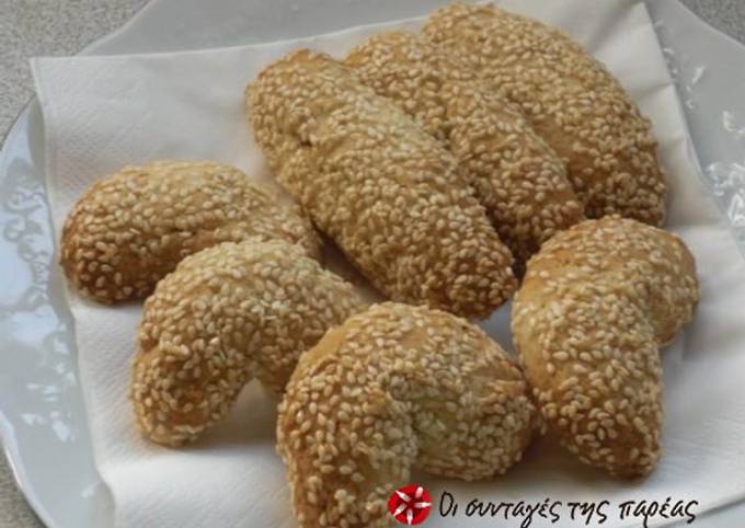 Recipe of Super Quick Easy sesame koulourakia