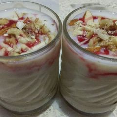 A picture of Mahalabiya dessert.