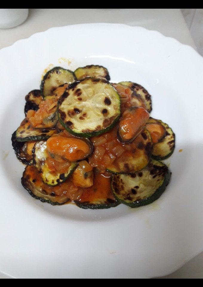 Una foto de Timbal de mejillones