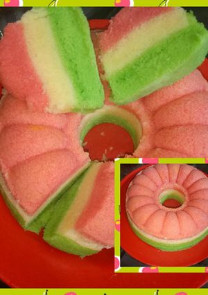Foto resep Bolu rainbow