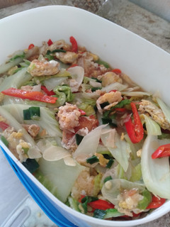 Foto resep Cah Sawi Telur