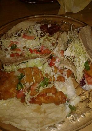 Una foto de Tacos de pescado al chipotle