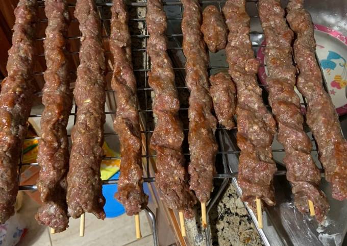 Grilled Egyptian kofta