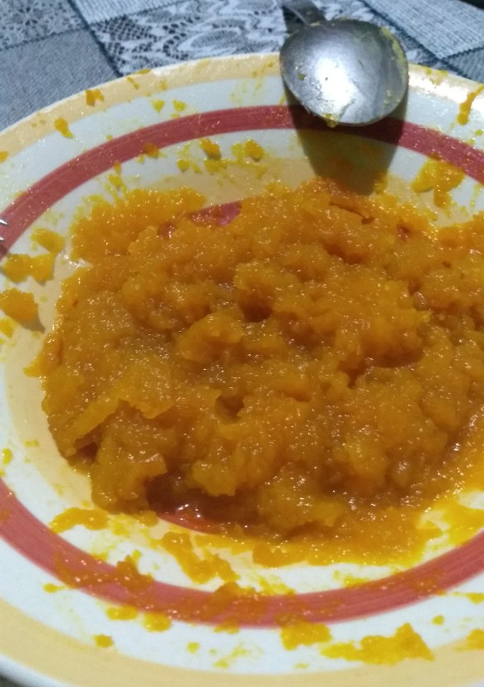 Una foto de Puré de zapallo