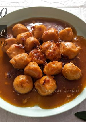 Foto resep Bakso Ikan Gurame Saus Kecap Mpasi 1+