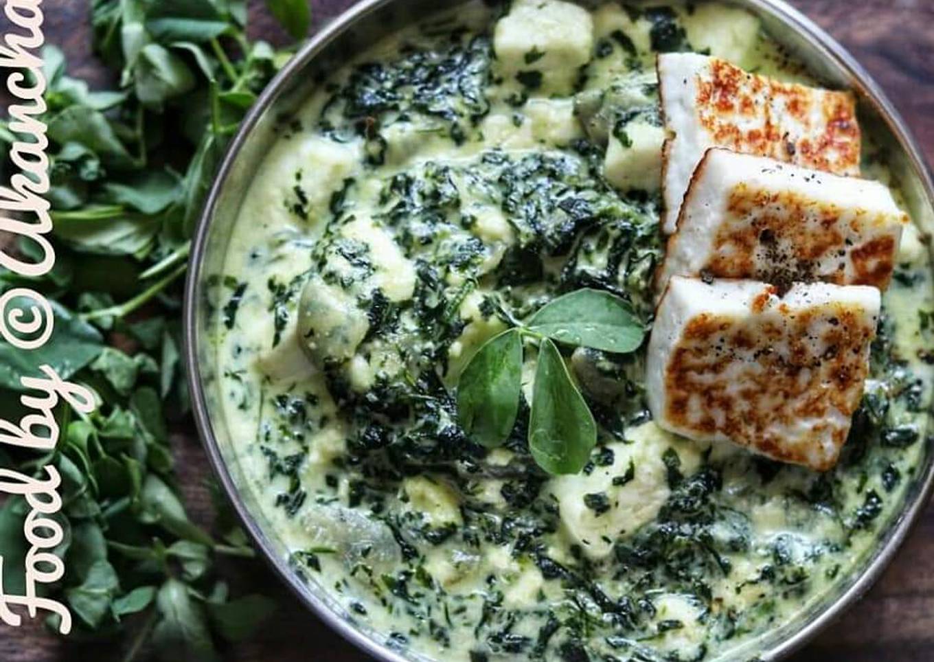 Paneer methi malai korma
