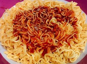 Hình của món Mì trộn.