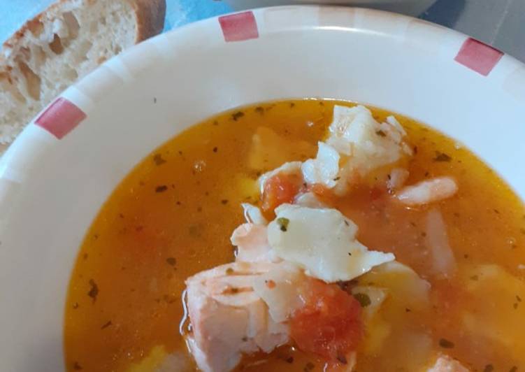 Steps to Make Speedy Almu&#39;s fish soup