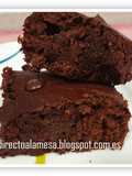 Brownie proteico de plátano y cacao