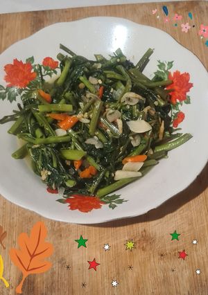 Foto resep Tumis Kangkung Ebi