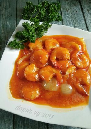 Foto resep UDANG SAUS Pedas asam manis
