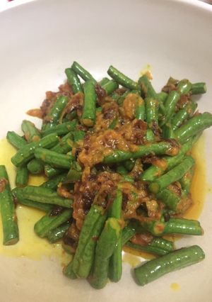 Foto resep Kacang Panjang Bumbu Kuning